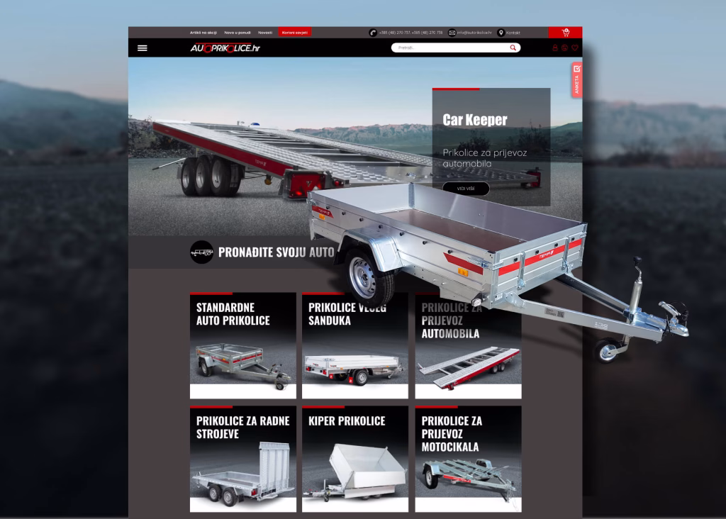 Autoprikolice webshop