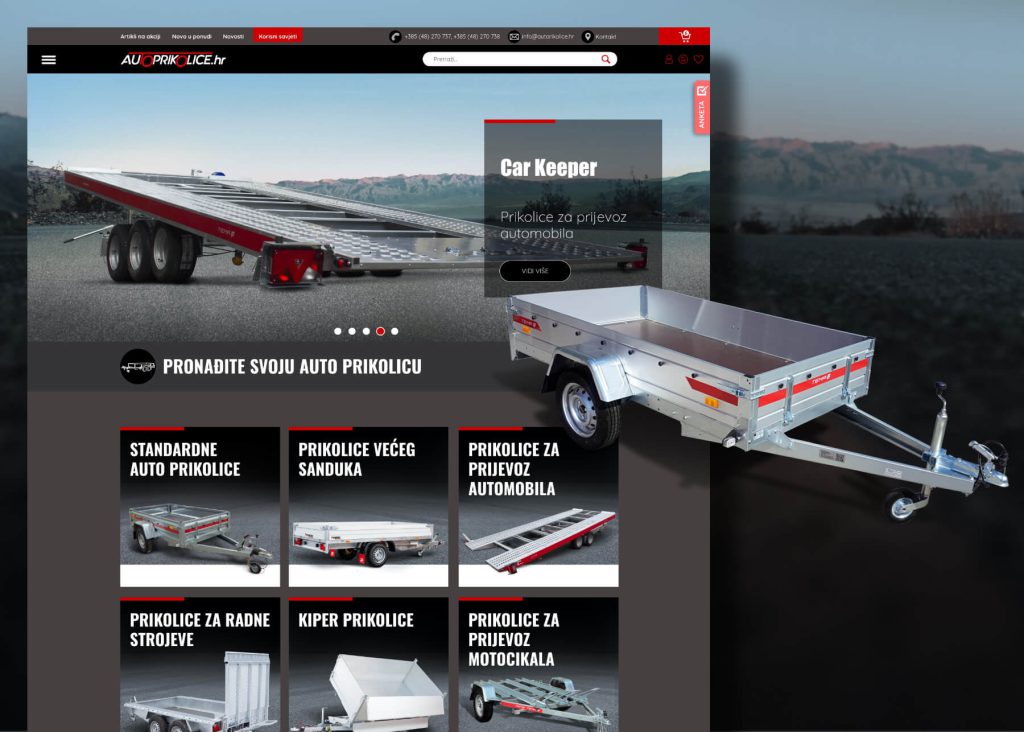 Autoprikolice webshop