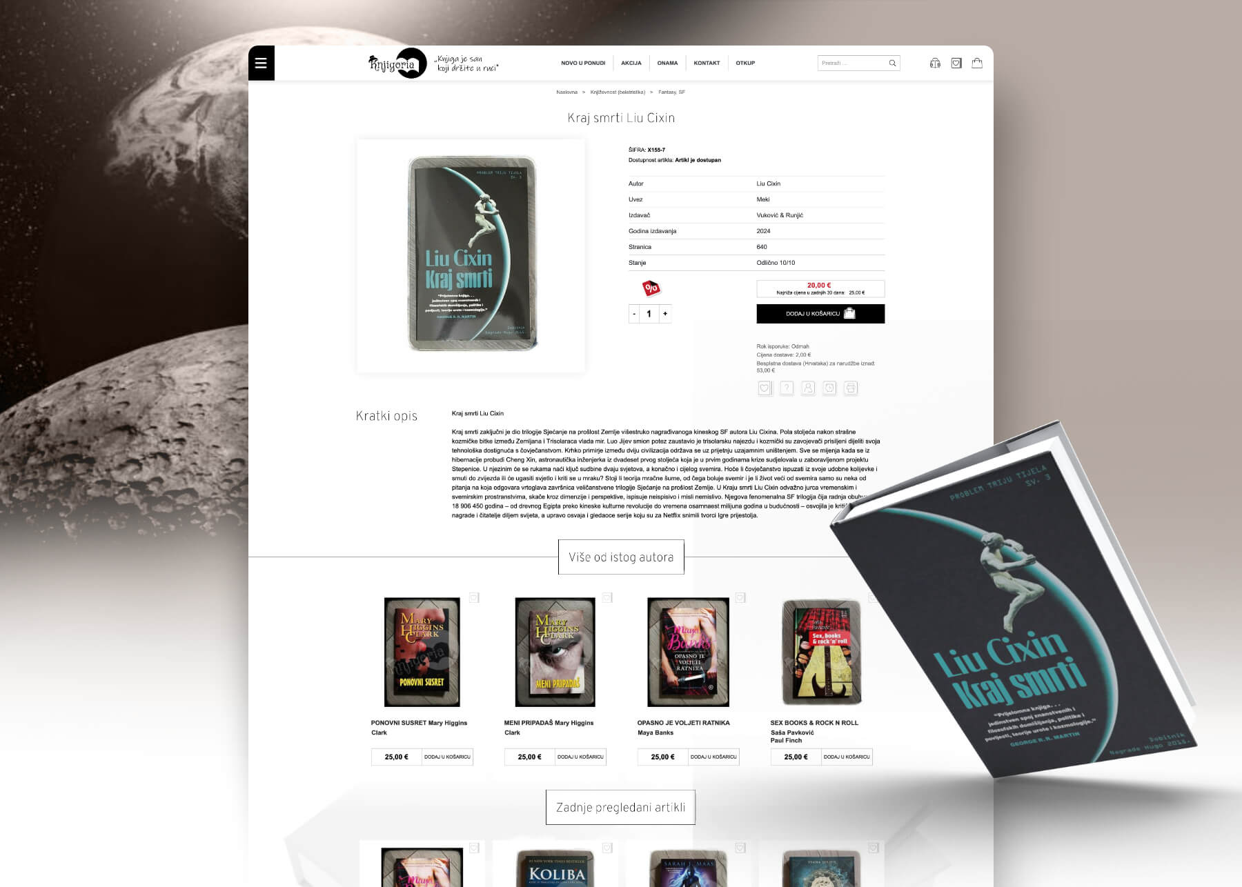 Knjigoria - reference - Mathema izrada webshopa