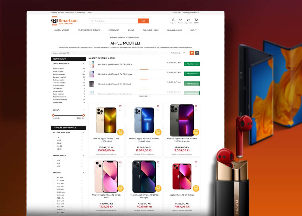 Smartson webshop