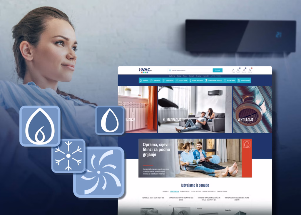 Hvac web shop