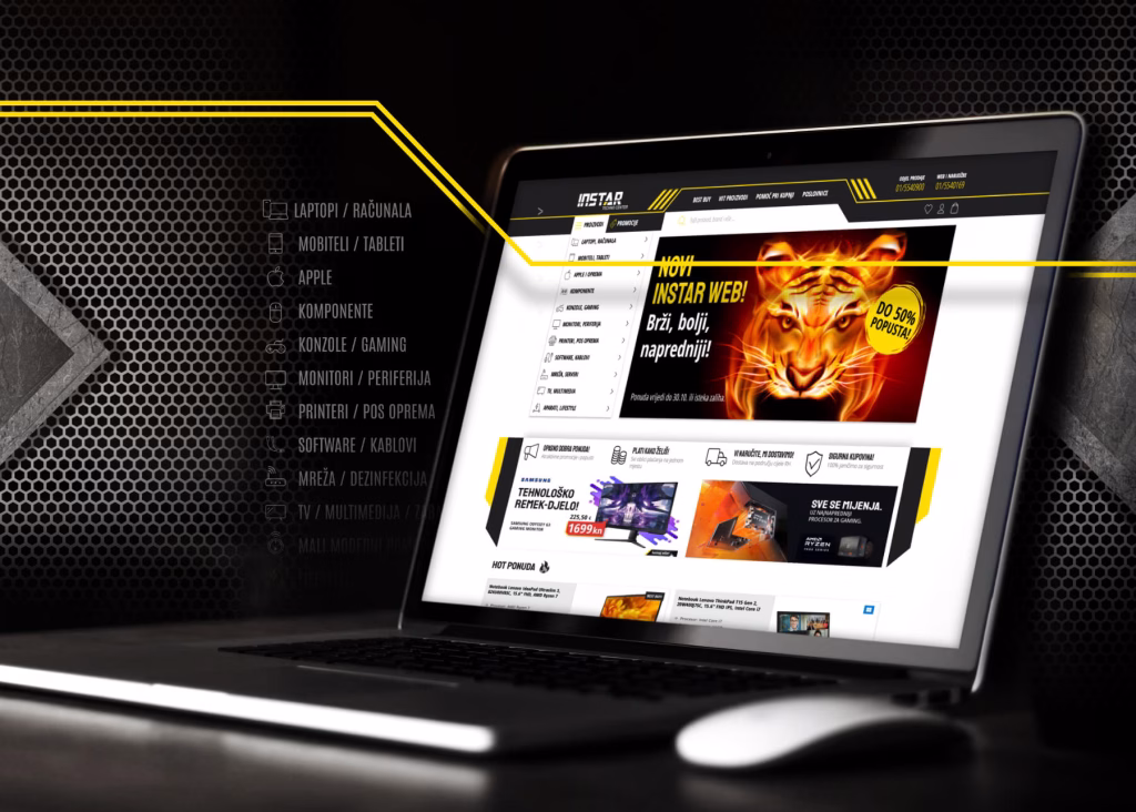 Instar center web shop