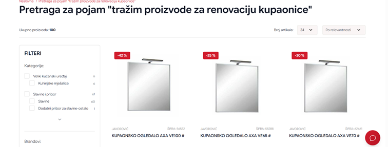 Primjer semantičkog pretraživanja 1