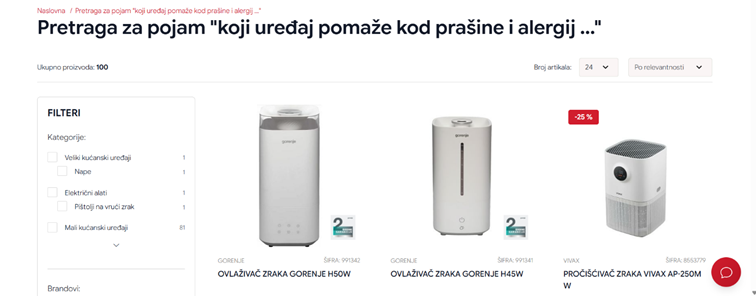 Primjer semantičkog pretraživanja 2